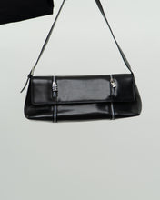 Load image into Gallery viewer, ARCADIA ITALY x Black Leather Zipper Bag