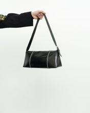 Load image into Gallery viewer, ARCADIA ITALY x Black Leather Zipper Bag