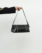 Load image into Gallery viewer, ARCADIA ITALY x Black Leather Zipper Bag