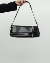 Load image into Gallery viewer, ARCADIA ITALY x Black Leather Zipper Bag