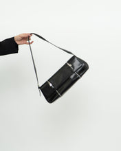 Load image into Gallery viewer, ARCADIA ITALY x Black Leather Zipper Bag