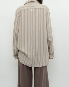 BABATON x Neutral Striped Button Up (XS-L)