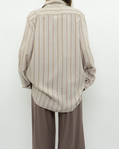 BABATON x Neutral Striped Button Up (XS-L)