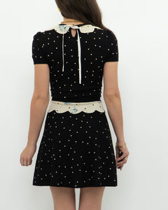 RED VALENTINO x Pure Wool Polka Dot Dress (S, M)