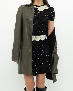 RED VALENTINO x Pure Wool Polka Dot Dress (S, M)