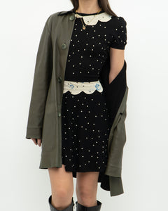 RED VALENTINO x Pure Wool Polka Dot Dress (S, M)