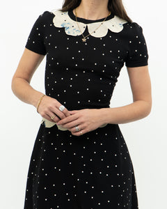 RED VALENTINO x Pure Wool Polka Dot Dress (S, M)