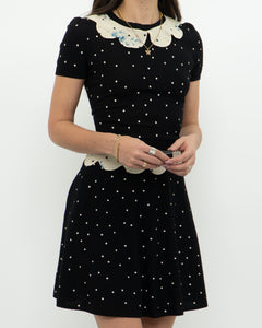 RED VALENTINO x Pure Wool Polka Dot Dress (S, M)