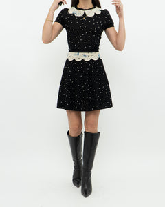 RED VALENTINO x Pure Wool Polka Dot Dress (S, M)