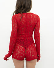 Load image into Gallery viewer, Modern x Red Lace Romper (S, M)