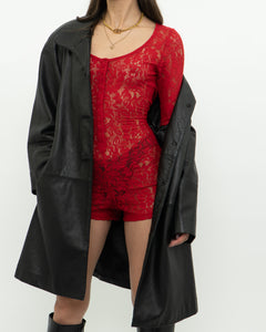 Modern x Red Lace Romper (S, M)