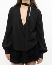 Load image into Gallery viewer, ALEXIS x Black Pure Silk Top (S, M)