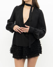 Load image into Gallery viewer, ALEXIS x Black Pure Silk Top (S, M)