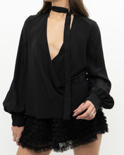 Load image into Gallery viewer, ALEXIS x Black Pure Silk Top (S, M)