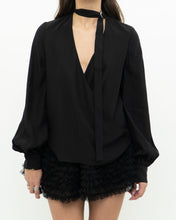 Load image into Gallery viewer, ALEXIS x Black Pure Silk Top (S, M)