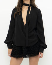 Load image into Gallery viewer, ALEXIS x Black Pure Silk Top (S, M)