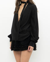 Load image into Gallery viewer, ALEXIS x Black Pure Silk Top (S, M)