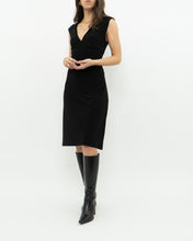 Load image into Gallery viewer, Vintage x Made in Canada x Stretchy Black Dress (S, M)