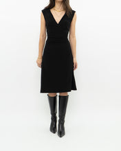 Load image into Gallery viewer, Vintage x Made in Canada x Stretchy Black Dress (S, M)