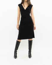 Load image into Gallery viewer, Vintage x Made in Canada x Stretchy Black Dress (S, M)