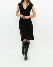 Load image into Gallery viewer, Vintage x Made in Canada x Stretchy Black Dress (S, M)