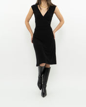 Load image into Gallery viewer, Vintage x Made in Canada x Stretchy Black Dress (S, M)