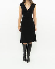 Load image into Gallery viewer, Vintage x Made in Canada x Stretchy Black Dress (S, M)