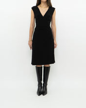 Load image into Gallery viewer, Vintage x Made in Canada x Stretchy Black Dress (S, M)