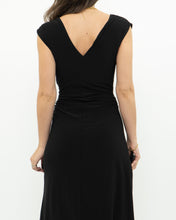 Load image into Gallery viewer, Vintage x Made in Canada x Stretchy Black Dress (S, M)