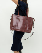 Load image into Gallery viewer, Vintage x Oversized Red Leather Bag