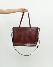 Load image into Gallery viewer, Vintage x Oversized Red Leather Bag