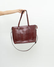 Load image into Gallery viewer, Vintage x Oversized Red Leather Bag