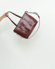 Load image into Gallery viewer, Vintage x Oversized Red Leather Bag