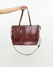 Load image into Gallery viewer, Vintage x Oversized Red Leather Bag