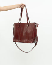 Load image into Gallery viewer, Vintage x Oversized Red Leather Bag