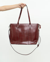 Load image into Gallery viewer, Vintage x Oversized Red Leather Bag