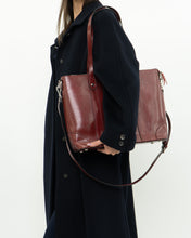 Load image into Gallery viewer, Vintage x Oversized Red Leather Bag