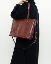 Load image into Gallery viewer, Vintage x Oversized Red Leather Bag