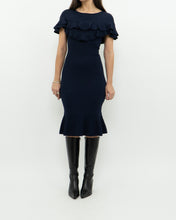 Load image into Gallery viewer, SACHIN &amp; BABI x Navy Bodycon Dress (S, M)