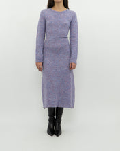 Load image into Gallery viewer, Modern x Heathered Purple Knit Dress (M)