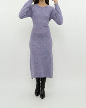 Load image into Gallery viewer, Modern x Heathered Purple Knit Dress (M)