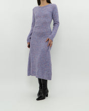 Load image into Gallery viewer, Modern x Heathered Purple Knit Dress (M)