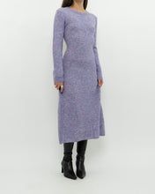 Load image into Gallery viewer, Modern x Heathered Purple Knit Dress (M)