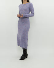 Load image into Gallery viewer, Modern x Heathered Purple Knit Dress (M)