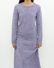 Load image into Gallery viewer, Modern x Heathered Purple Knit Dress (M)