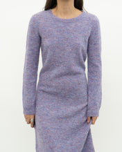 Load image into Gallery viewer, Modern x Heathered Purple Knit Dress (M)