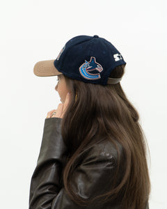 STARTER x VANCOUVER CANUCKS Leather Brim Cap