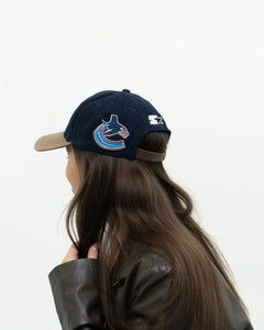 STARTER x VANCOUVER CANUCKS Leather Brim Cap