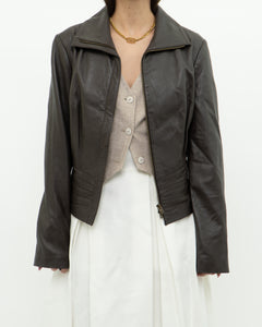 Vintage x BEBE Brown Leather Jacket (XS-L)