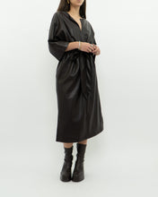 Load image into Gallery viewer, Vintage x Made in Canada x Brown Faux Leather Dress (XS-M)